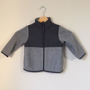 18-24M Infant/Toddler Gray Fleece Jacket